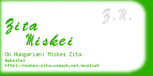 zita miskei business card